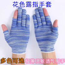 Dew Finger Glove Packed Picking Durable Touch Screen High Elasticité Breathable Out Sun Protection Slim Down Gloves Hommes et femmes