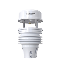 Ultrasonic wind speed and direction sensor RS485 transmitter high-precision temperature and humidity noise environment monitoring weather station
