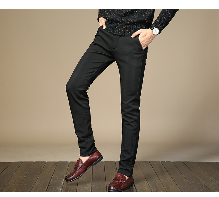 Nhung vàng nam cộng với nhung dày quần tây quần tây nam đất co giãn giải trí quần nam mùa đông shop quần áo nam