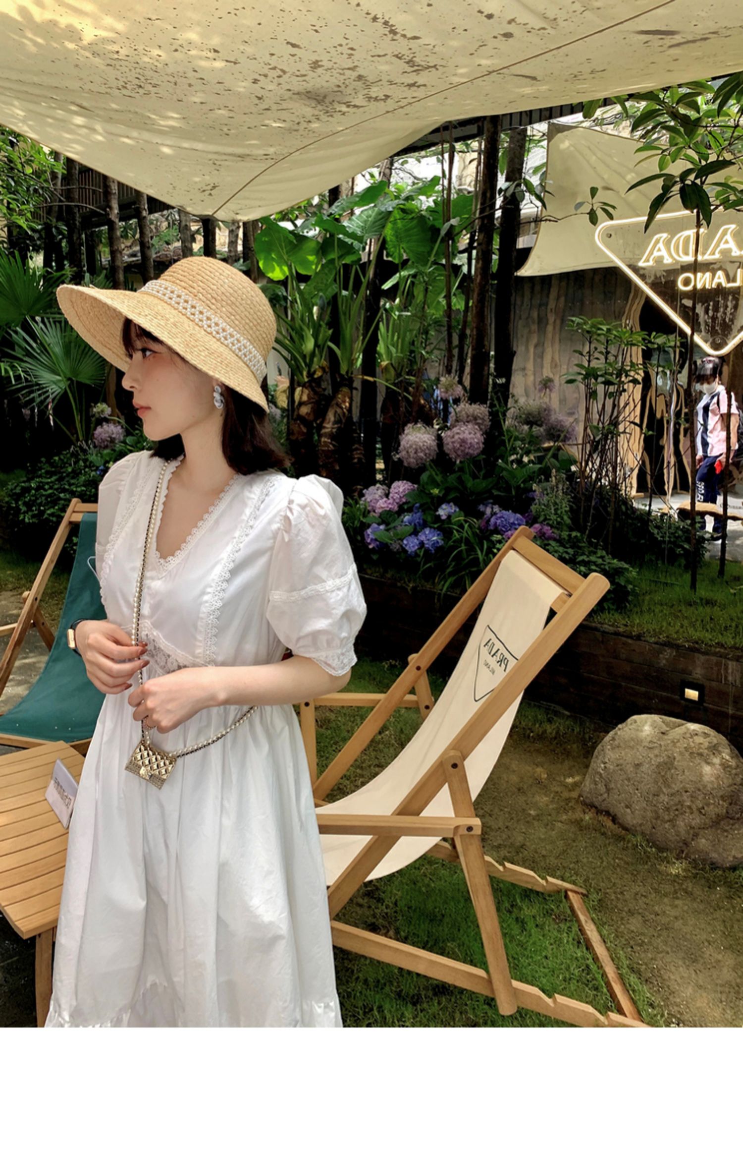 C8751 1790K VÁY ĐẦM LIỀN THÂN NỮ JIARELA MÙA HÈ CỔ CHỮ V THỜI TRANG NỮ REN G05 SẢN PHẨM MỚI
