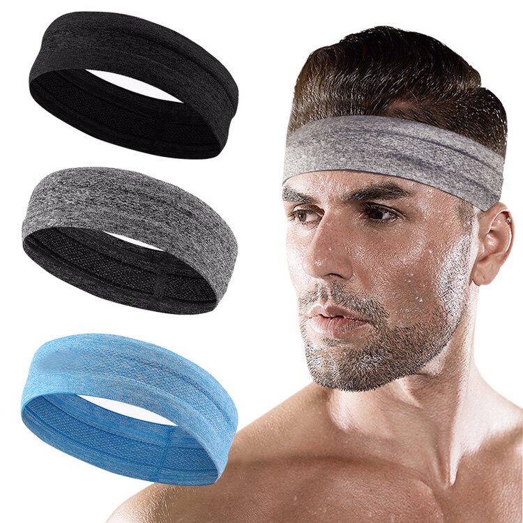 Hair band Men's sweat and sweat bouquet headband with basketball Running Sports Fitness headscarf Sweat Stop Sweat and sweat protection Sweat Wear