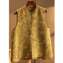 A little expensive but really beautiful. Heavy custom-woven jacquard satin with good silk A-line vest for women plus size fat girl one piece