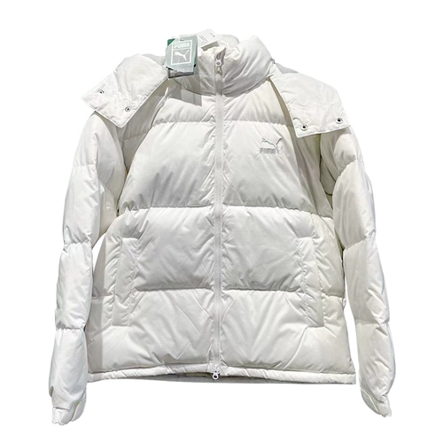 Puma, зимний пуховик, удерживающая тепло спортивная куртка с капюшоном