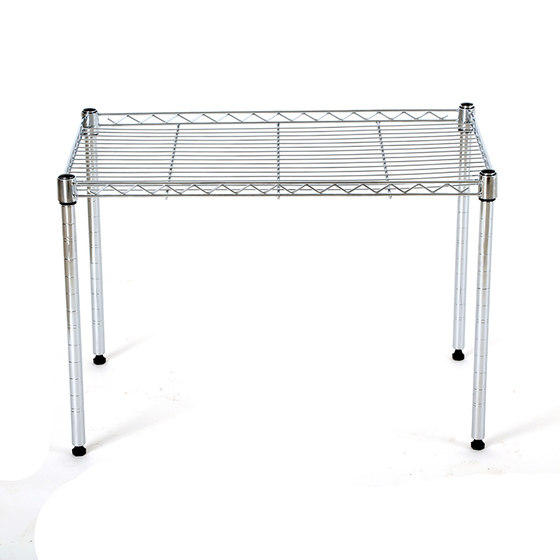 45高置物架一层微波炉架厨房收纳碗架1层架子居家衣柜隔层整理架