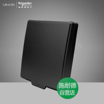 Schneider 86 freehand black switch waterproof box ultra-thin waterproof box toilet bathroom splash box