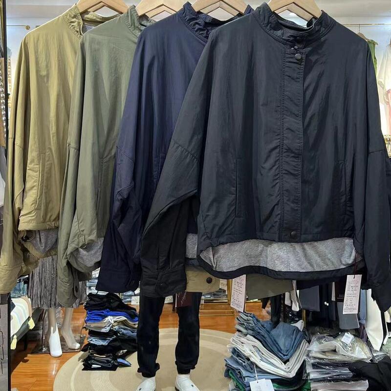 26 Spring/Summer Rebecca Jacket Mr24036 Casual High Collar Quick-Drying Cotton-Padded Loose Versatile Colorful Women's Jacket