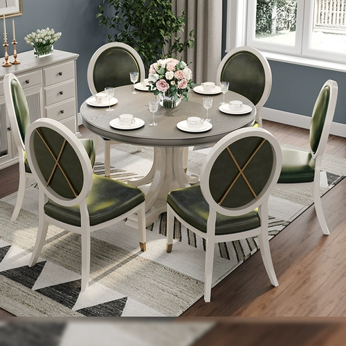 Стульчик для кормления из натурального дерева для стола для домашнего использования, мебель, в американском стиле