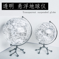 Crystal Globe Pendulum Pieces Office Desktop Book Room High-end Home Living Room Wine Cabinet Ornament Furnishing Learning Aids