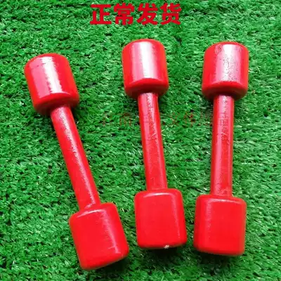 Wooden dumbbells round head square head primary school students kindergarten fitness wooden dumbbells children's wooden dumbbells wholesale