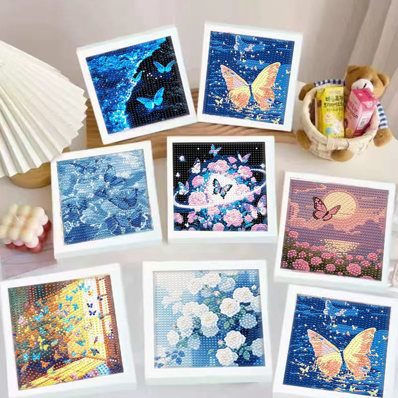 Butterfly Diamond Painting New DIY Diamond Painting Handmade Educational Paste-And-Relieve-Boredom Painting Series Children's Ornaments Butterfly Diamond Painting New DIY Diamond Painting Handmade Educational Paste-And-Relieve-Boredom Painting Series Children's Ornaments