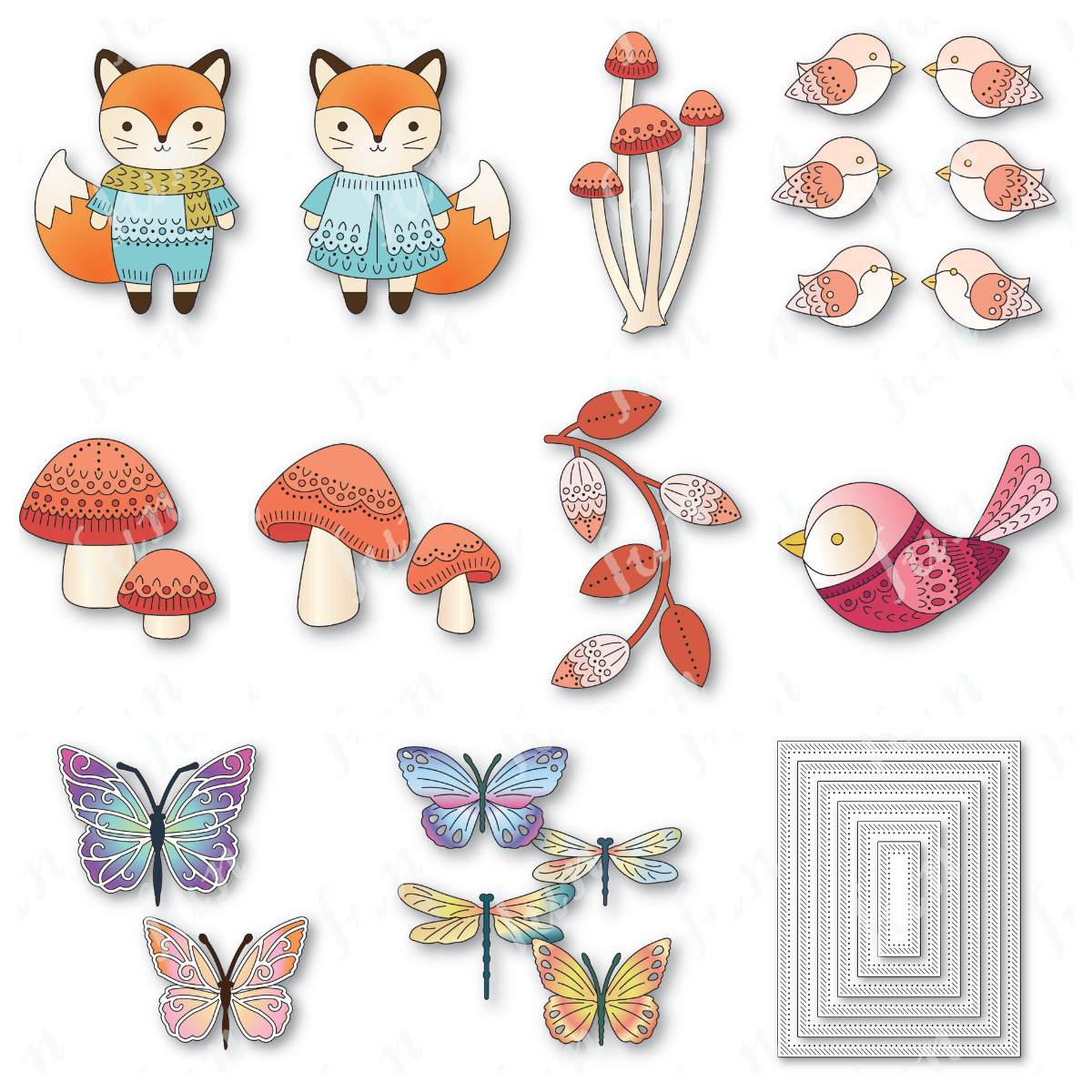 Cottagecore 水彩剪貼畫花朵上的新月蝴蝶插圖, 畫水彩蝴蝶, 剪貼畫帝王蝶, 蝴蝶黃色橙色PNG去背圖片素材免費下載，免摳圖設計圖案下載-, image size:1200x1200