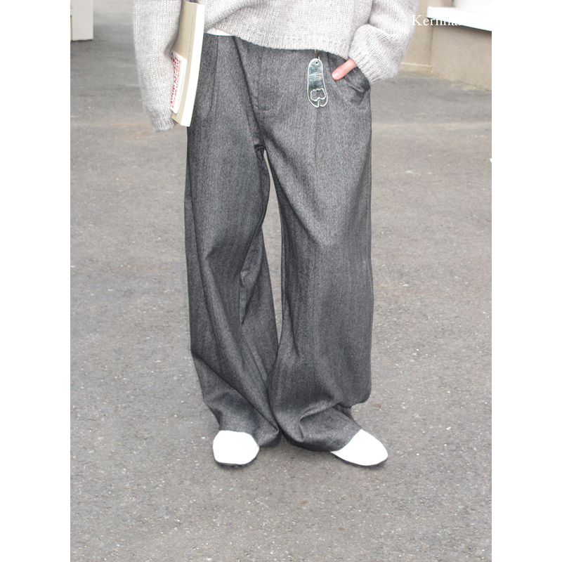 My Old-Fashioned Commuting Ritual~ Two-Tone Herringbone Casual Pants |   Kernhafen