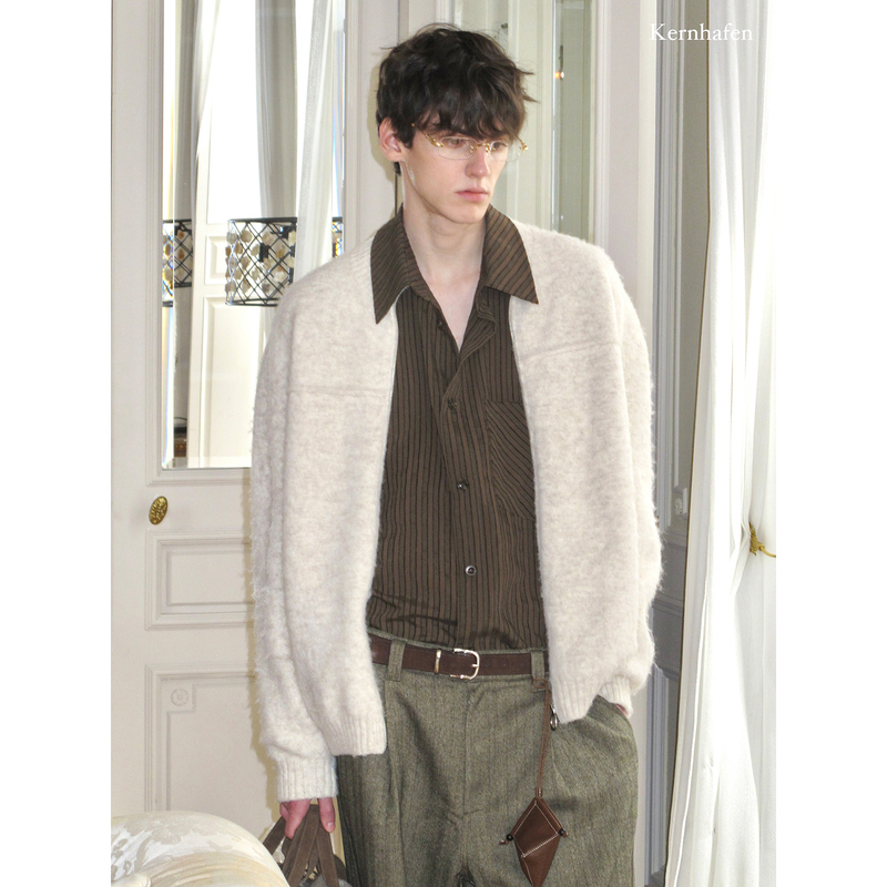 Don'T Underestimate Your Boyfriend's Fashion Sense. Fleece Cardigan Three-Color Sweater |   Kernhafen