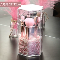 Гексагональное ведро щетка+розовая белая жемчужина (около 2800 штук)