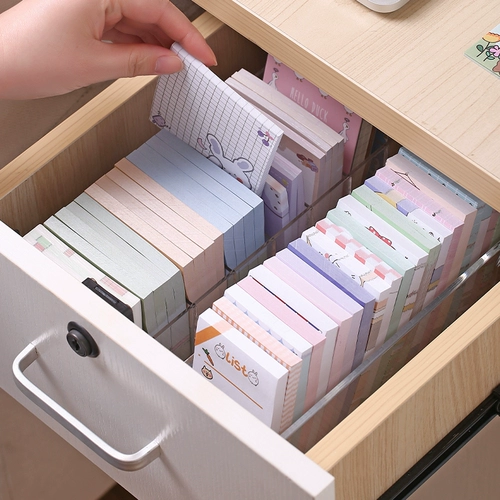 Настольная пластиковая коробка для хранения, заметка, маленькая система хранения