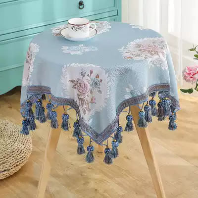 Multi-purpose scarf bedside table cover small tablecloth fabric square towel refrigerator cover cloth washing machine cover TV cover cloth