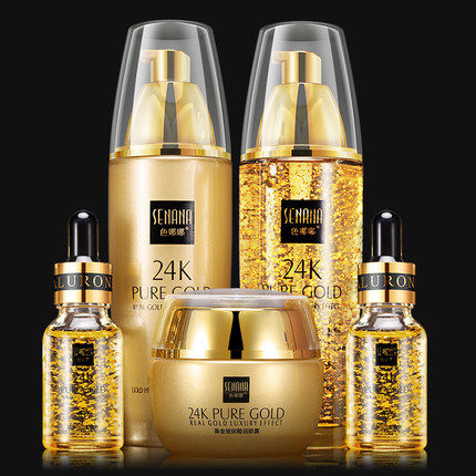 Senana Marina24k gold composition suit shrink pores female male moisturizing moisturizing stock
