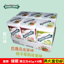 Green Arrow new product bomb cube sugar-free chewing gum 40g * 6 bottles of grapefruit Jasmine Rose oolong tea flavor Net red candy