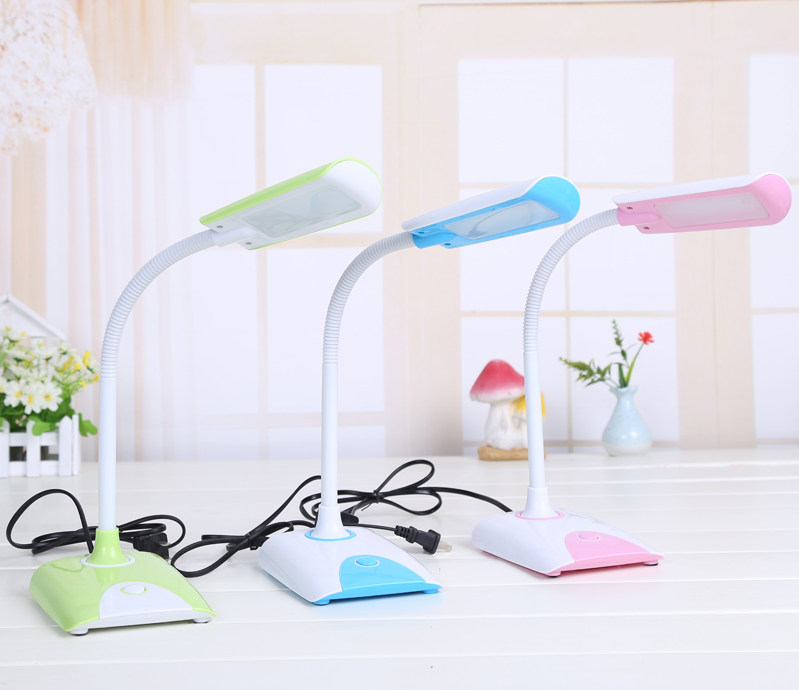 Simple modern LED eye protection Learning reading Folding plug-in writing Bedside children's bedroom dormitory household lamp