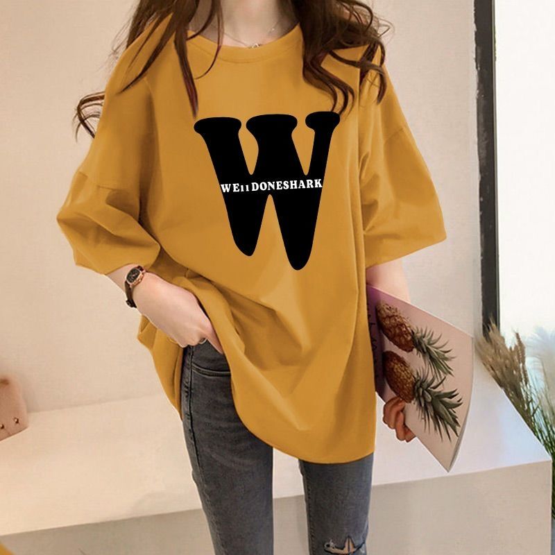 Heavy Weight Cotton Short-Sleeved T-Shirt for Men and Women 2023 New Loose American Oversize Half-Sleeved Top Spring and Summer ins