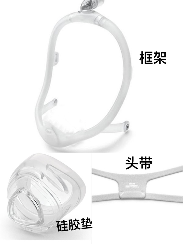 Original Philips Nasal Mask Dream Wisp Mask Headband Headgear Silicone Pad Fixing Strap Accessories Original Philips Nasal Mask Dream Wisp Mask Headband Headgear Silicone Pad Fixing Strap Accessories