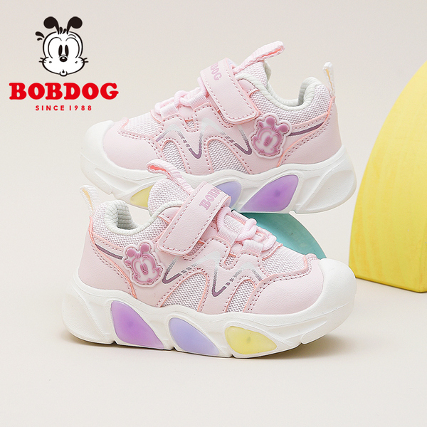 Babudou Children's Shoes, Girls' Shoes, 2026 New Autumn Model, Light-Up Shoes for 1 to 3 Years Old, Baby Light-Up Toddler Shoes — 2
