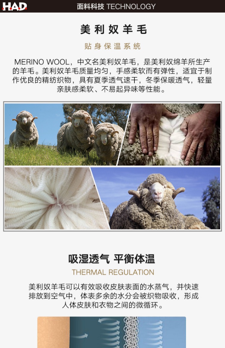 Đức nhập khẩu mũ len thể thao hoàn hảo của HAD Merino merino trượt tuyết chạy ngoài trời mùa thu và mùa đông ấm áp mũ lưỡi trai nam chính hãng