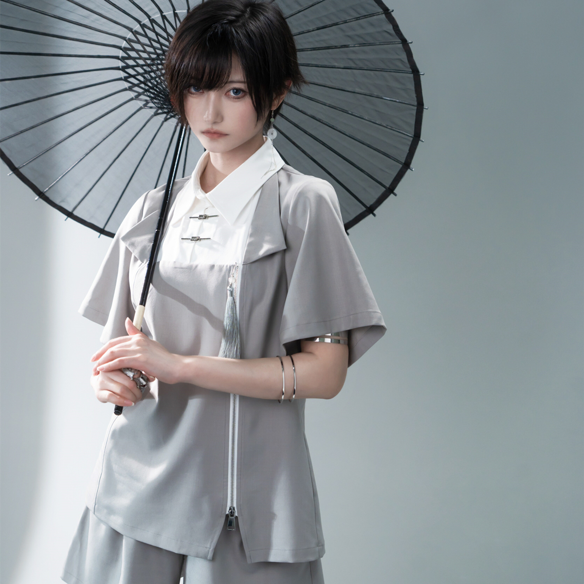 超仙汉服套装：原创锦鲤龙女唐制一片式齐胸诃子裙，春日仙女变装