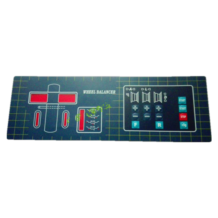 Balance Instrument Balancing Machine Accessories Vigorous CB-70 Key plate Operation Control Panel 7 Line Panel Touch Switch