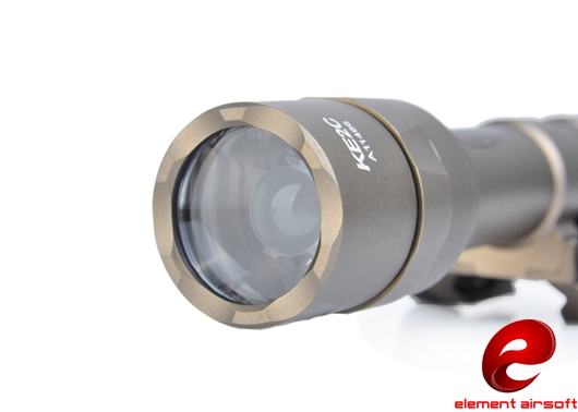 Element Element SFM600U Chiếu sáng ngoài trời LED Light Water Rail Guide Hướng dẫn chiến thuật Ánh sáng chói Đèn pin siêu sáng đèn pin đội đầu chống nước