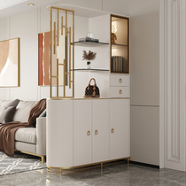 Light luxury closure simple modern living room in the lounge screen room cabinet cut shoe cabinet in one decorative wine cabinet
