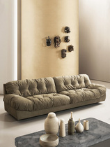 Cloud Sofa Cream Small Family Living Room Baxter Designer Direct Clothing Retro Lazy Tech Cloth