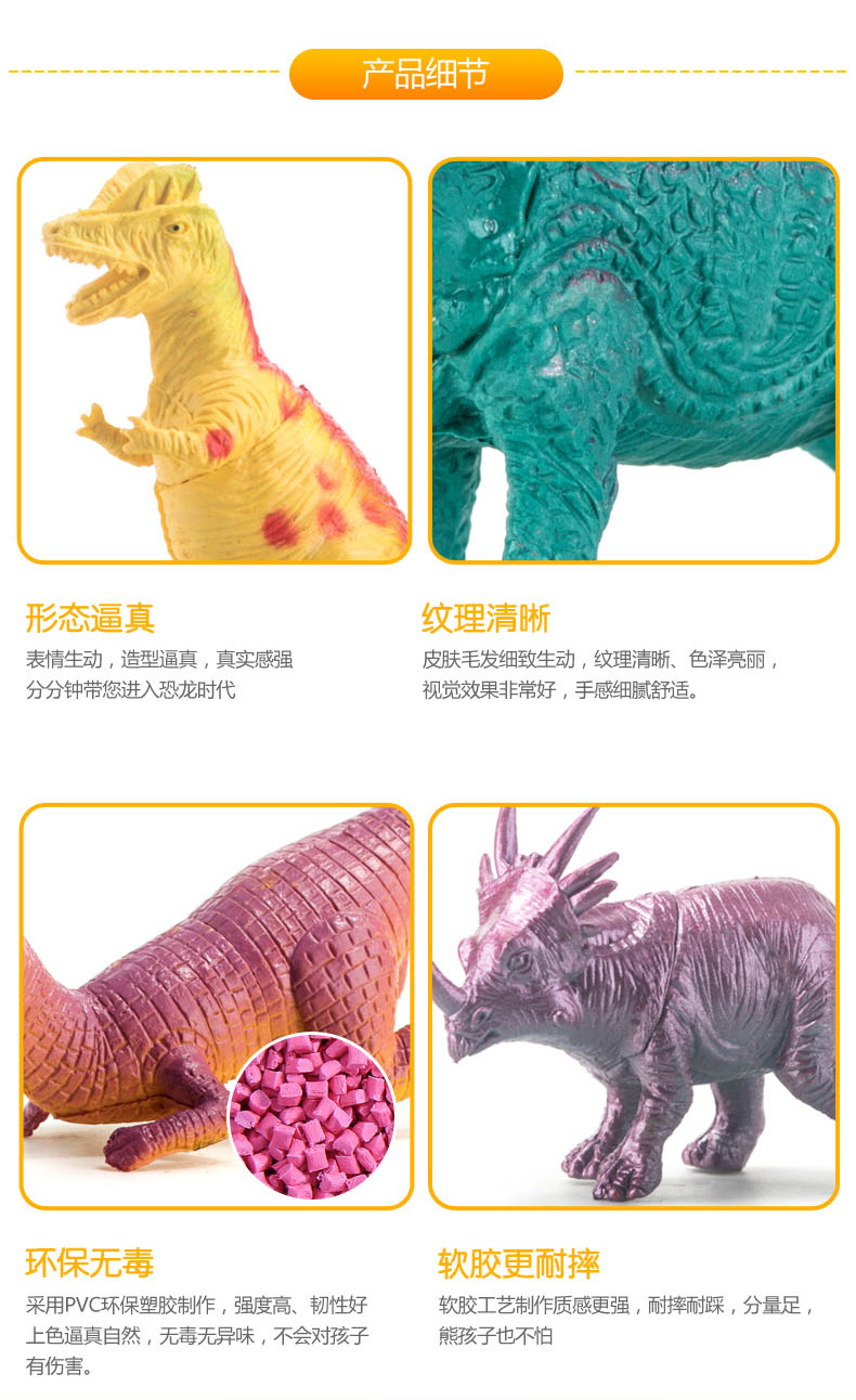Mô phỏng Khủng long Mô hình Khủng long Lớn Trứng Động vật nhỏ Tyrannosaurus Rex Cậu bé Bộ đồ chơi Khủng long 3-6 năm - Đồ chơi gia đình đồ chơi rút gỗ
