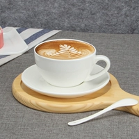 Sứ nghệ thuật Air Cup cà phê châu Âu & món ăn đơn giản dày gốm Lahua Cup cà phê Cappuccino Fancy Mocha Cup Saucer - Cà phê phin cafe inox cao cấp