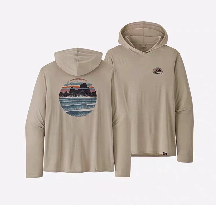Genuine In-Stock Patagonia Cap Cool Men's C1 Quick-Drying Hoodie Long Sleeve Patagonia 45335
