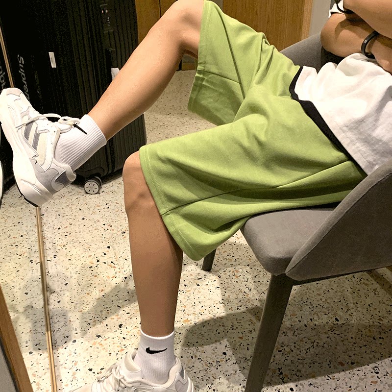 Summer men's casual shorts thin basketball sports pants trend versatile ins loose five-point pants outside wearing a tide brand