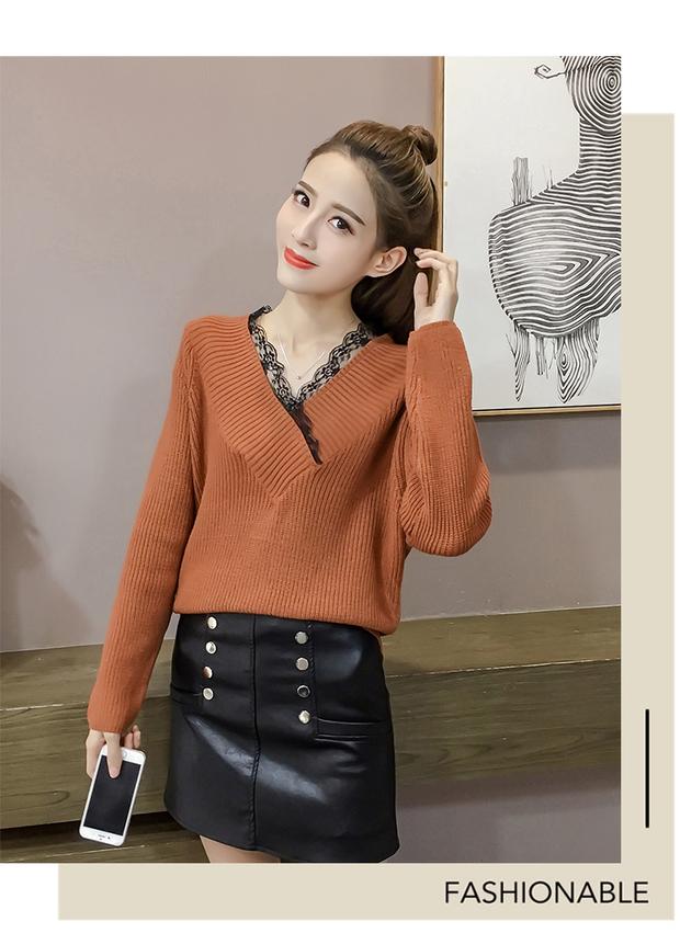 Mùa thu đông mùa đông, áo len cổ lọ dày của phụ nữ dài tay với quần ống rộng chân váy ngắn chân váy áo len lông thỏ