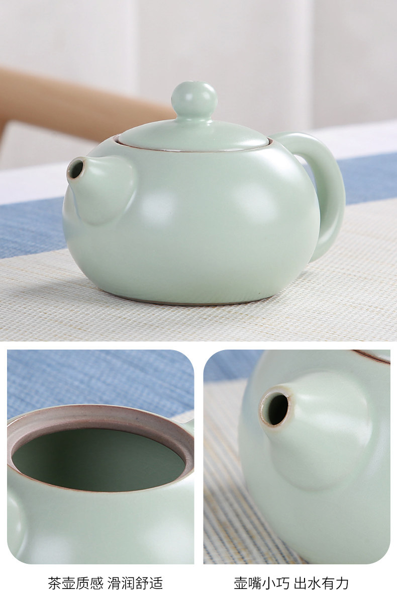 Brother sand embellish your up up kung fu tea set suit household contracted ceramic Japanese travel portable package small dry tea tray