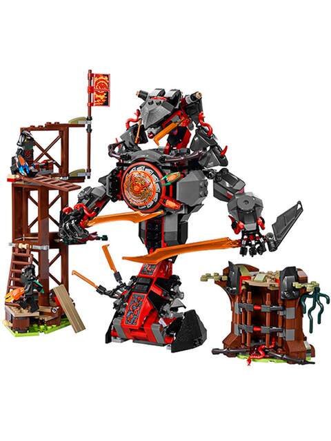 New Model of Ninjago: Battle of the Time Machine, Giant Snake, Time Twins, Boys' Building Block Toy Gift