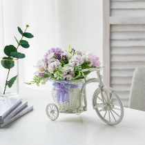 Creative flower fake flower silk flower flower art desktop small decoration simulation bouquet indoor living room decoration table flower decoration