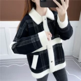 Трикотажная куртка, короткий модный кардиган, 2025 года, свободный крой