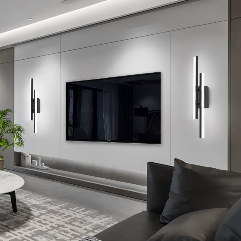 Living room wall lamp modern minimalist bedroom bedside headlights background wall light corridor gangway stairs balcony wall lamps-Taobao