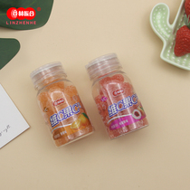 Lin Zhenhe Acid Q sugar Vitamin C fudge QQ sugar Fruit gummy Girl candy Fudge 68g*3 bottles