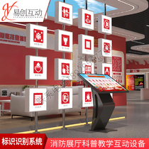 Fire sign software sign logo fire sign system fire emergency exhibition hall equipment safety sign