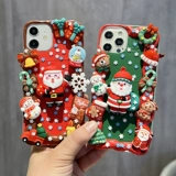 Рождественский кремовый чехол для телефона, детский креативный набор материалов ручной работы, комплект для пожилых людей, детская поделка своими руками, креативный подарок