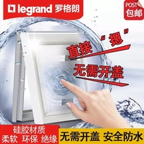 tcl Legrand transparent toilet switch waterproof box Type 86 switch panel splash box waterproof cover protective cover