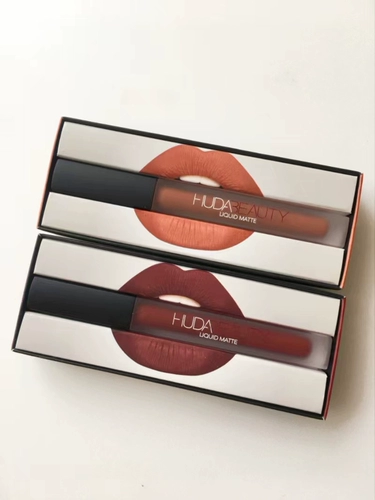 Huda Beauty Matte Pearl Light Lip Glaze легко раскрасить, длинный цвет, европейский и американский макияж, подбор макияжа