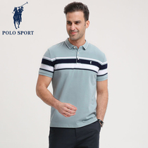 Polo Sports flagship Short Sleeve T-Shirt Men 2022 New Summer Round Fragile Leisure Trend Mens Fashion