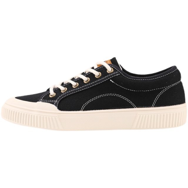 Leap Spring New Versatile Casual Breathable ເກີບຜູ້ຊາຍ Official Flagship Store Trendy Black Korean Style Canvas Shoes for Women