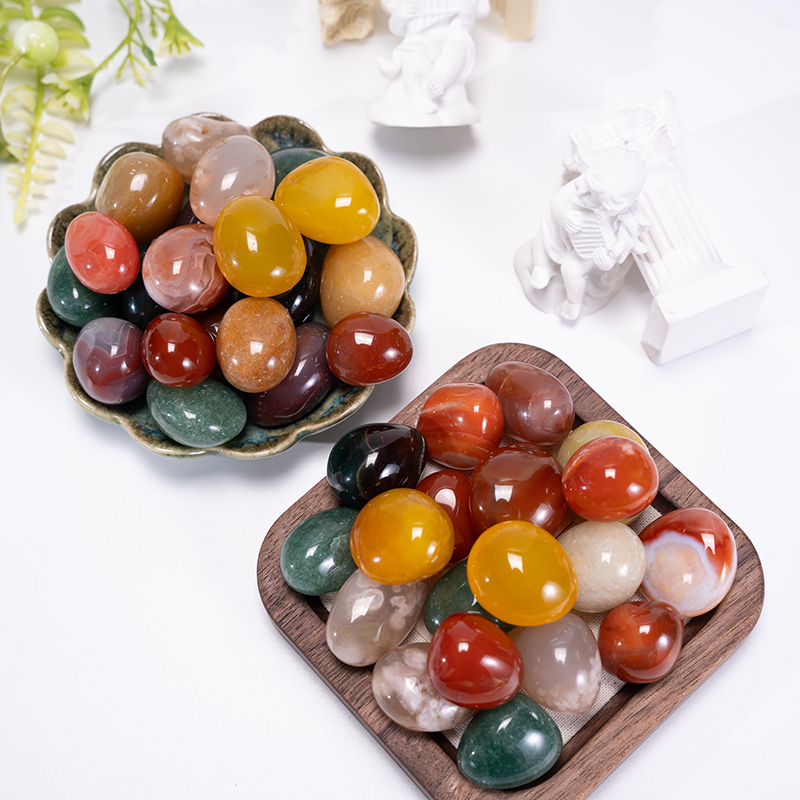 Rain Flower Stone Natural Stone Aquarium Landscaping Decoration Turtle Ornament Multicolored Stone Hydroponic Plant Pot Pebbles Paving Stone